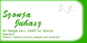 szonja juhasz business card